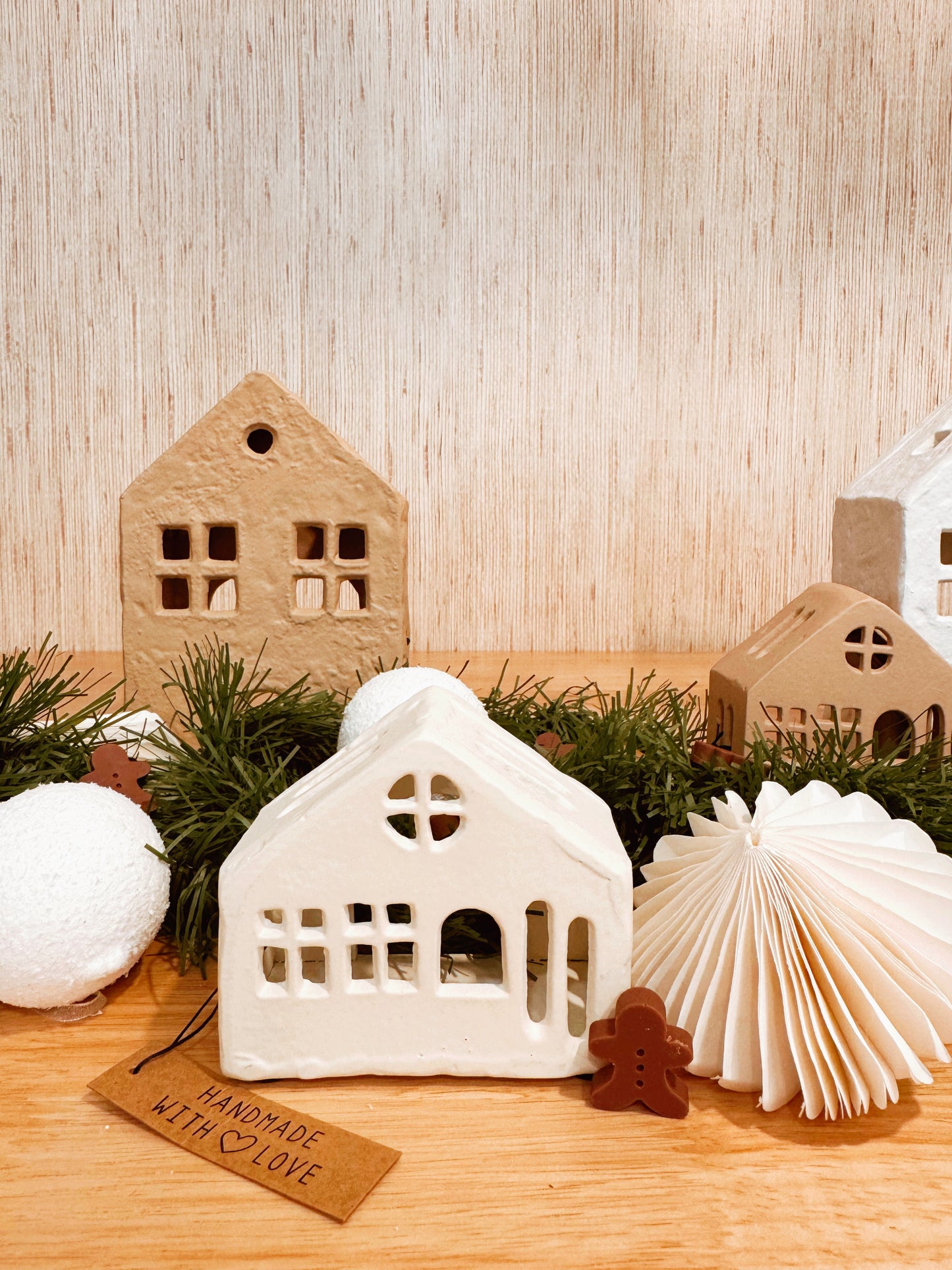 Casa M p/vela em alumínio