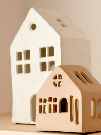 Casa S p/ vela em alumínio