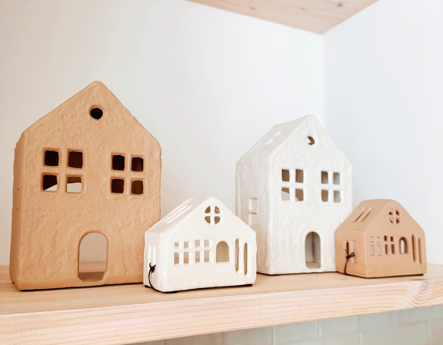 Casa M p/vela em alumínio