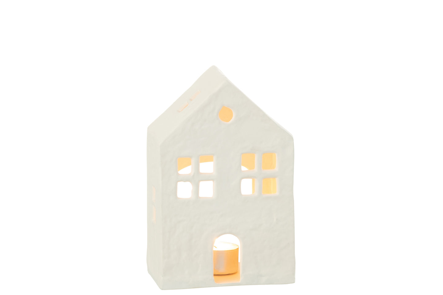 Casa M p/vela em alumínio