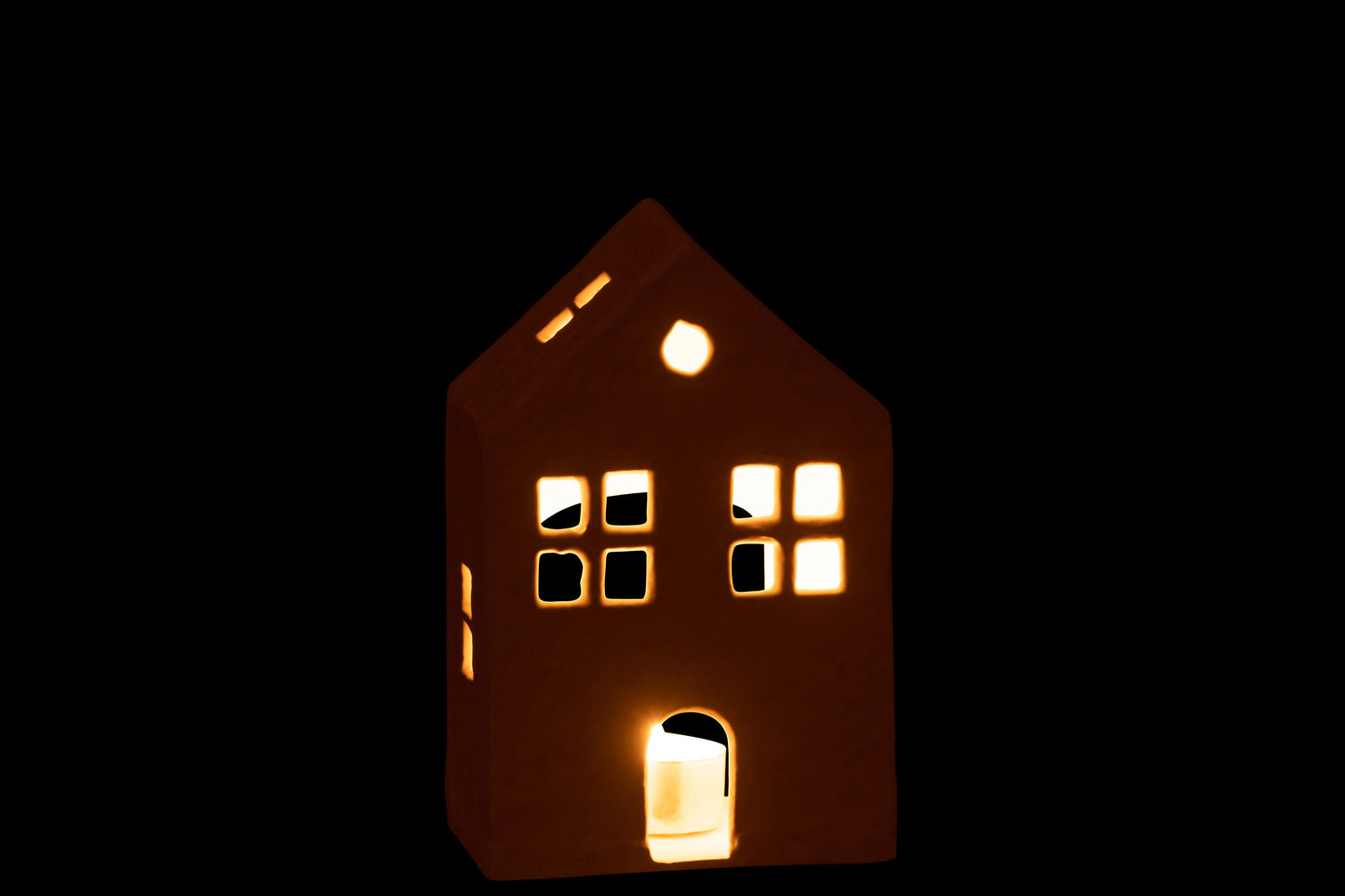 Casa M p/vela em alumínio