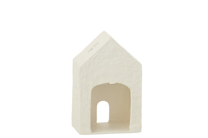 Casa M p/vela em alumínio