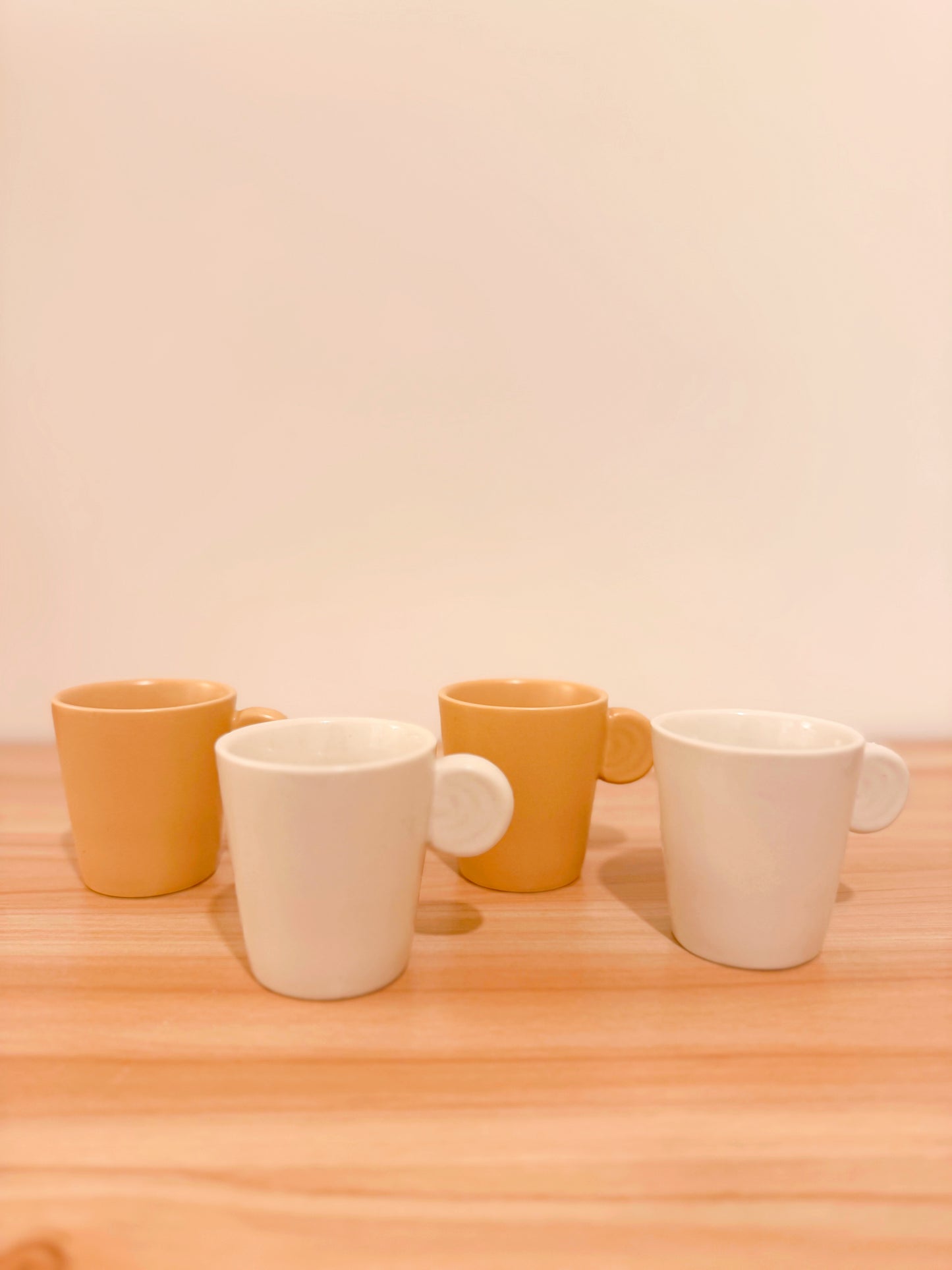 Chávenas café branco/bege