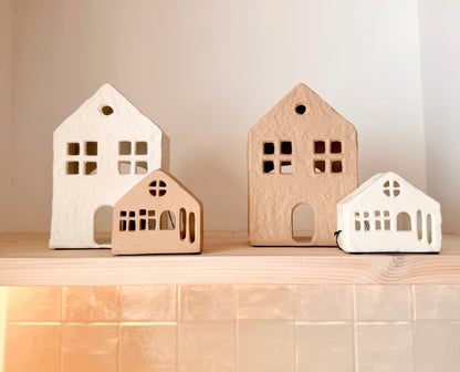 Casa S p/ vela em alumínio