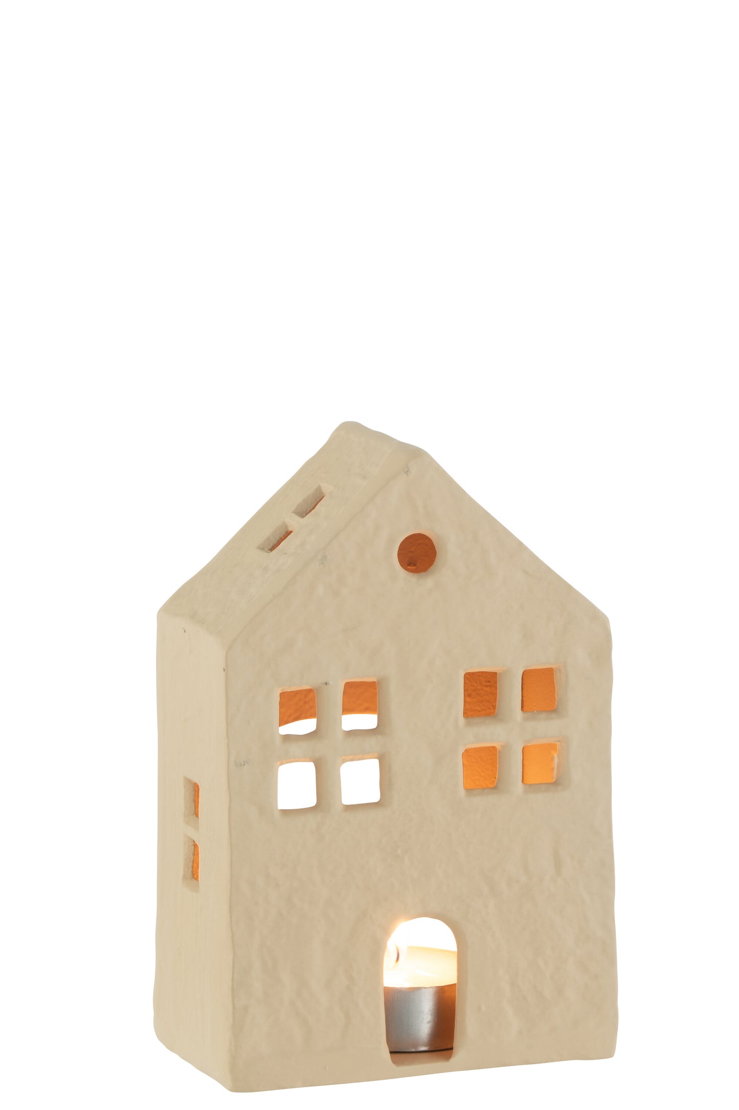 Casa M p/vela em alumínio