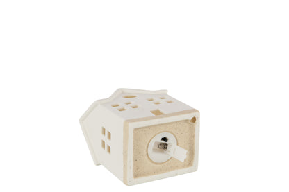 Casa LED 2 janelas branca