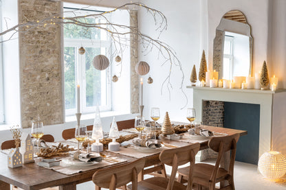 Casa LED 5 Janelas branca