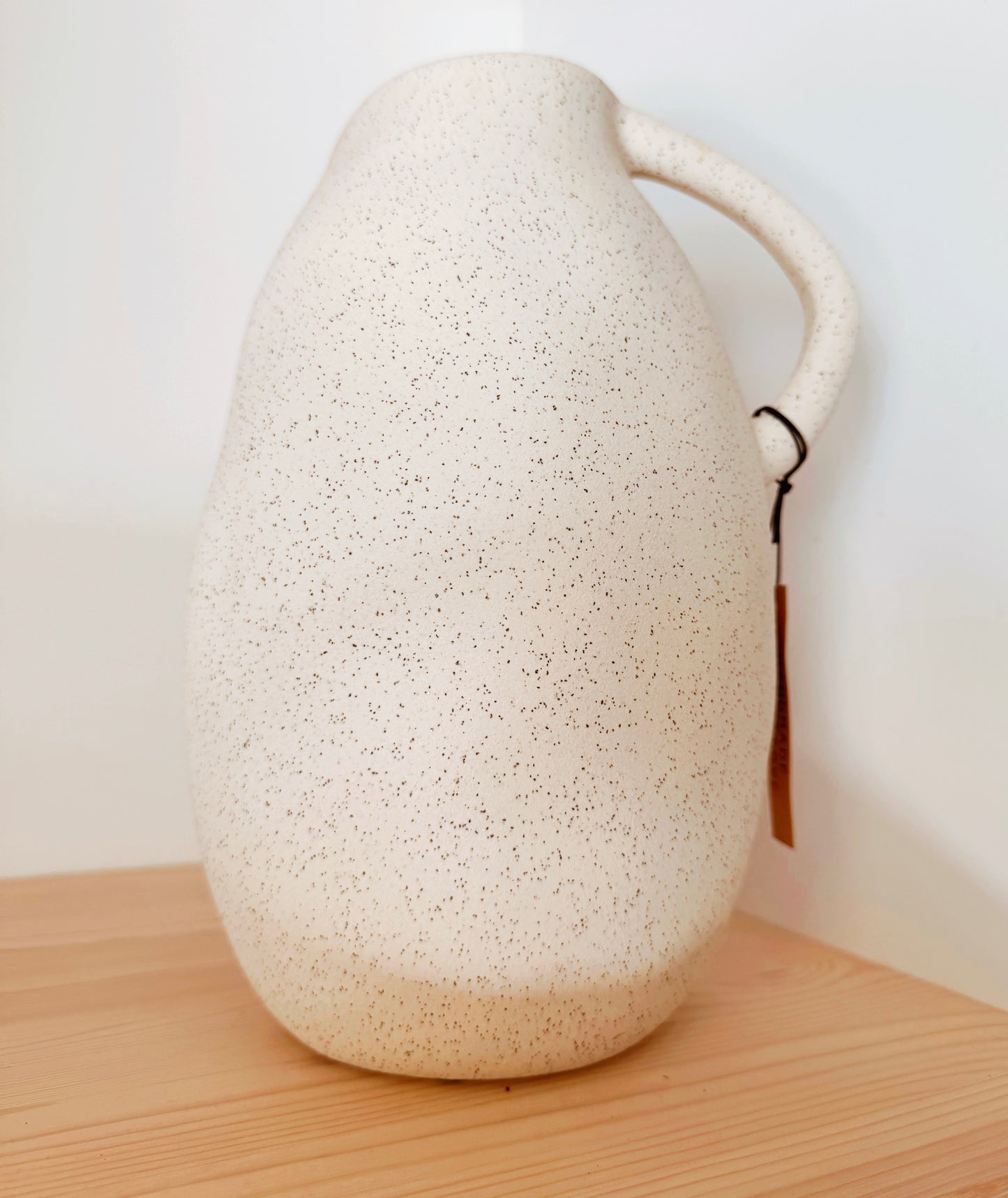 Jarrão bege texturado