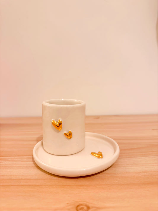 Conjunto 2 corações - Coleção Coração D’Ouro (PRÉ-VENDA)