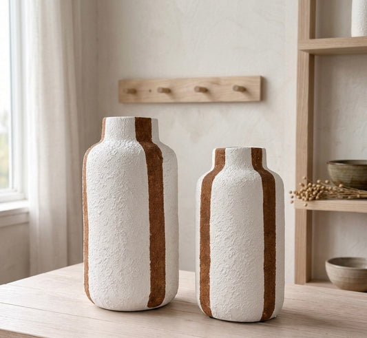 Jarra alta texturada - Traços da Terra